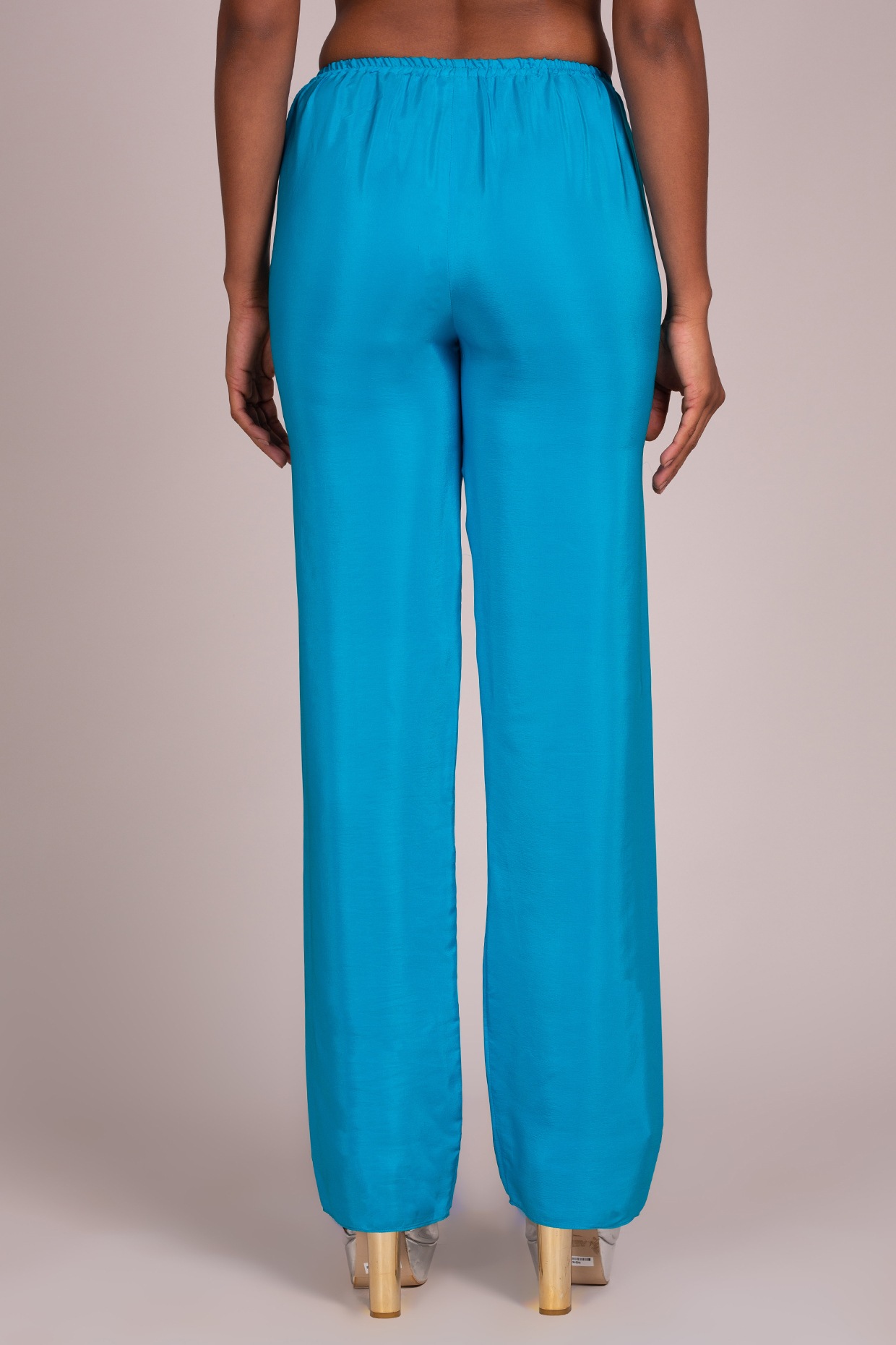Jsezml Linen Pants for Women 2023 Elastic Waist Side Split Trousers Solid Layered  Wide Leg Pants Loose Fit - Walmart.com